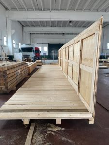 Imballaggio industriale in legno